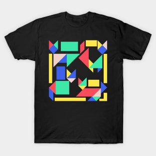 geometric cat T-Shirt